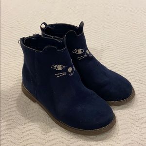 Girls Gap kitty cat booties